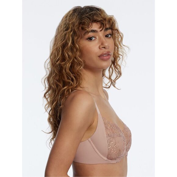 Skarlett Blue NWT Entice Lace Side Support Balconette Bra Romance 38D - Picture 4 of 6